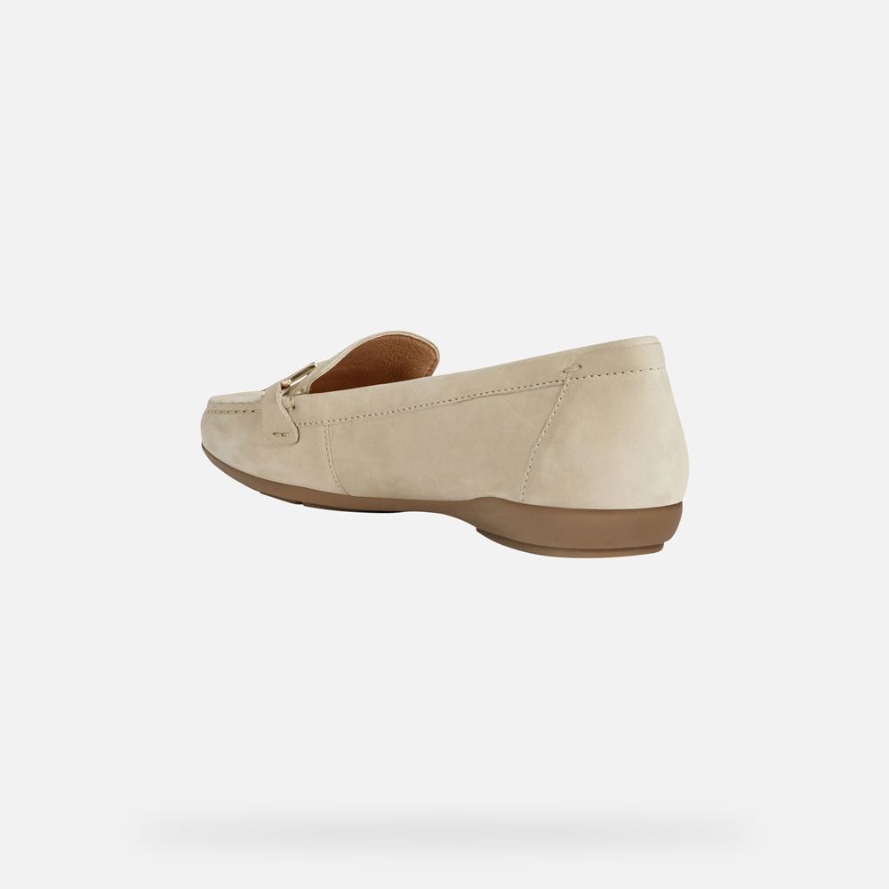 Geox Bayan Loafers Bej Rengi - Annytah - BZF-461378